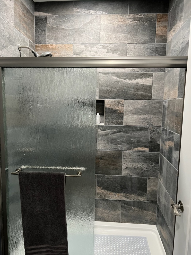 Bathroom Remodel - Finished Walk In shower