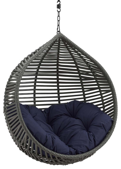 Garner Teardrop Outdoor Patio Swing Chair Without Stand ...