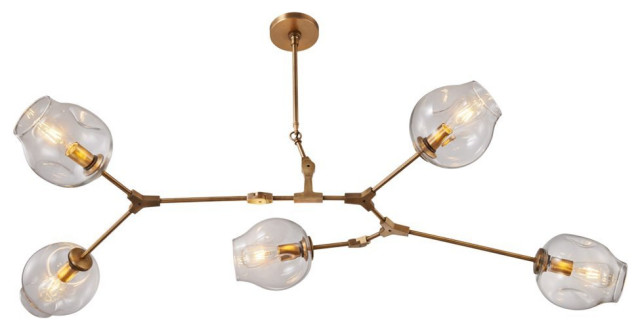 gold bubble chandelier