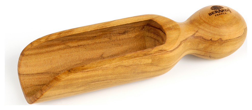 Berard French Olive Wood Spoon Rest - Handcrafted, 12.5 Inches, Sustainable Wood
