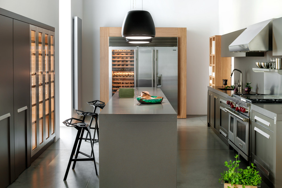 Встраиваемые холодильники в интерьере