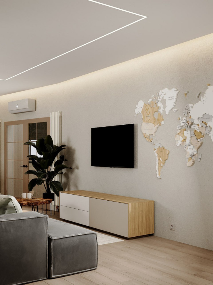 Интерьер квартиры (140 м2) в скандинавском стиле