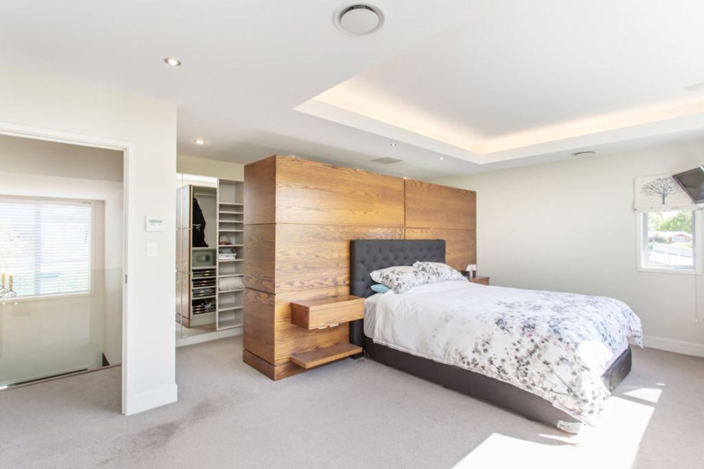 Transitional bedroom in Christchurch.