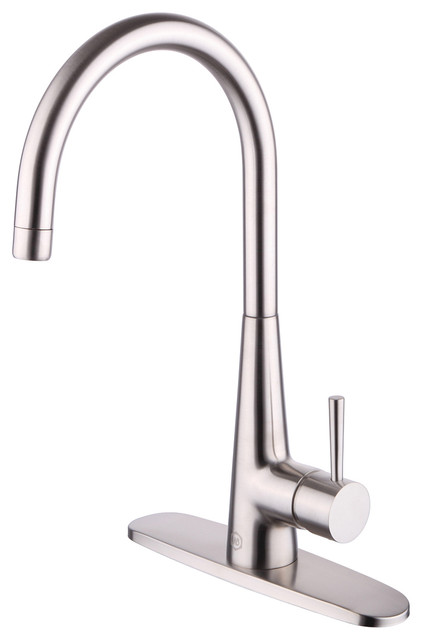 Hilo Single Handle Kitchen Faucet, Brushed Nickel