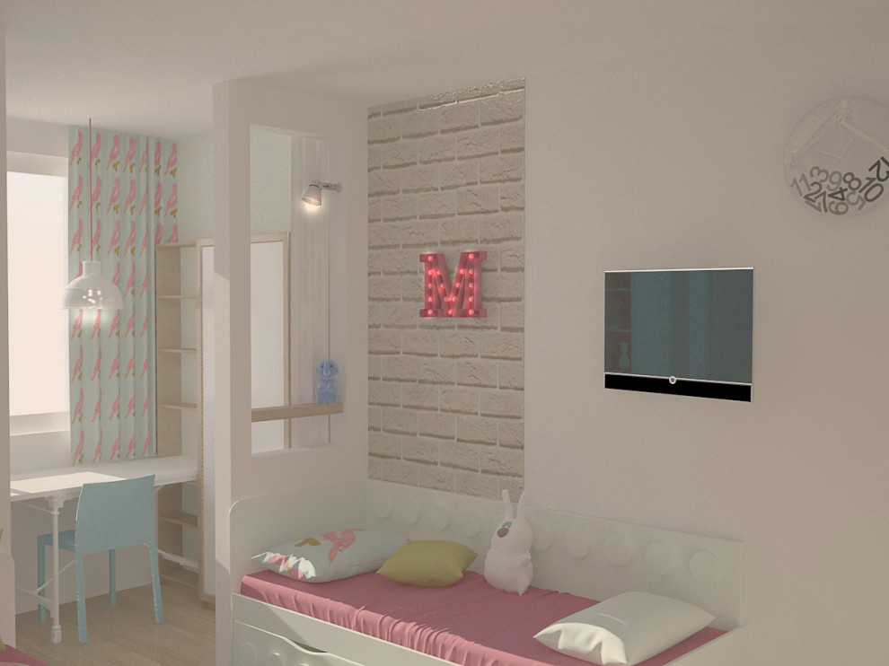 Квартира для семьи с двумя девочками.