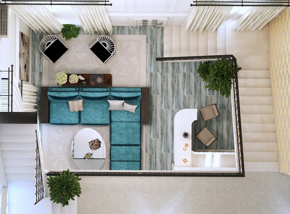 Гостиная в частном доме