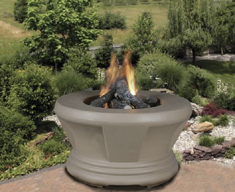 San Simeon Chat Fire Pit Table without Granite Top