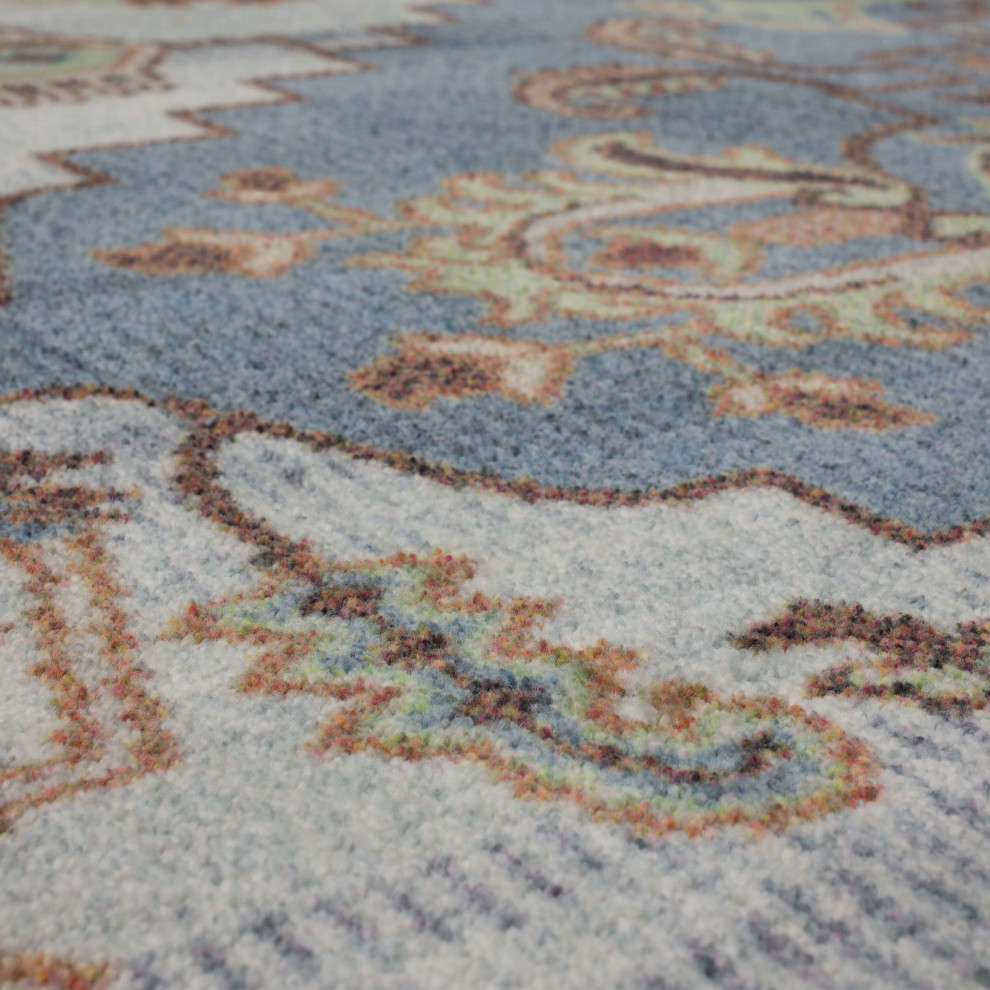 Mohawk Home Bovard Denim Floral;Ornamental, 2' X 3', 2' X 3