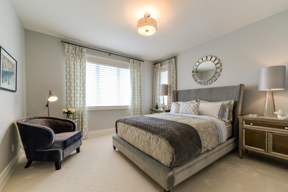 Home design - transitional home design idea in Edmonton