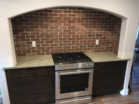Inspiration for a rustic kitchen remodel in Birmingham