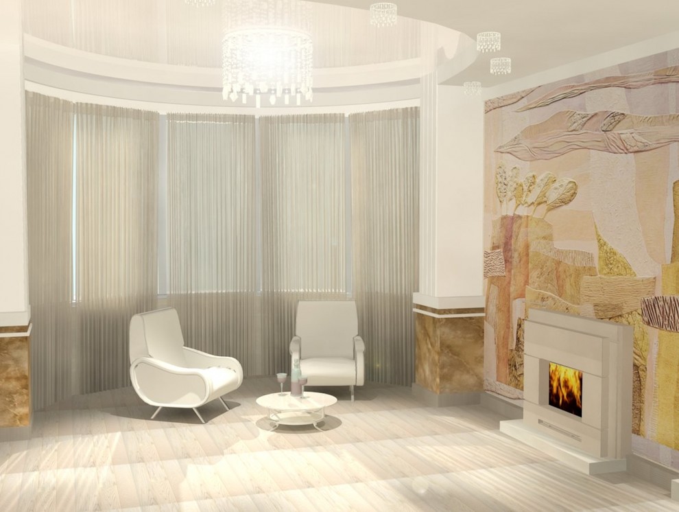 Визуализация гостиной