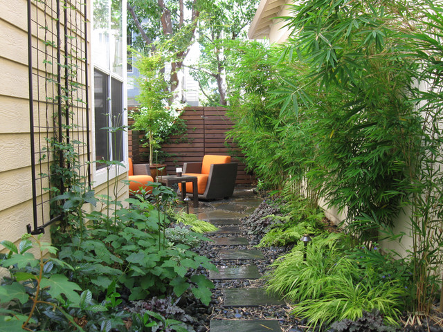 Zen patio, north facing - Contemporary - Patio - San Francisco - by Verdance Landscape Design on North Facing Garden Design
 id=16915