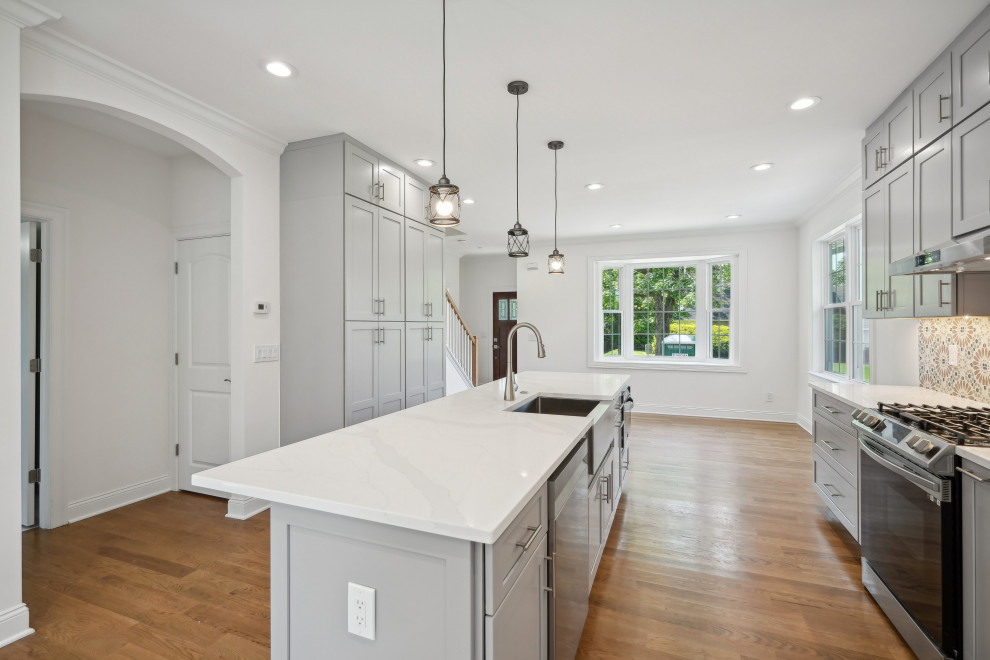 Open Kitchen Layout | Second Level Addition New Milford NJ