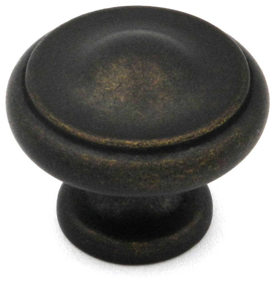 Hickory Hardware Oxford Antique Windover Antique 1 3/16 In. Knob Traditional And
