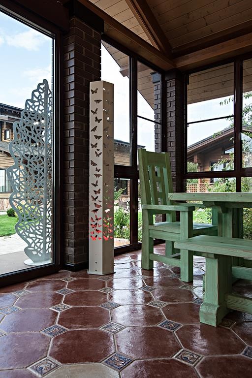 Ландшафт в загородном доме