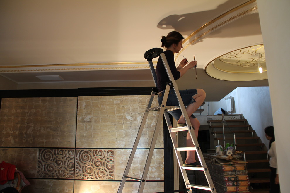 Позолота лепного декора