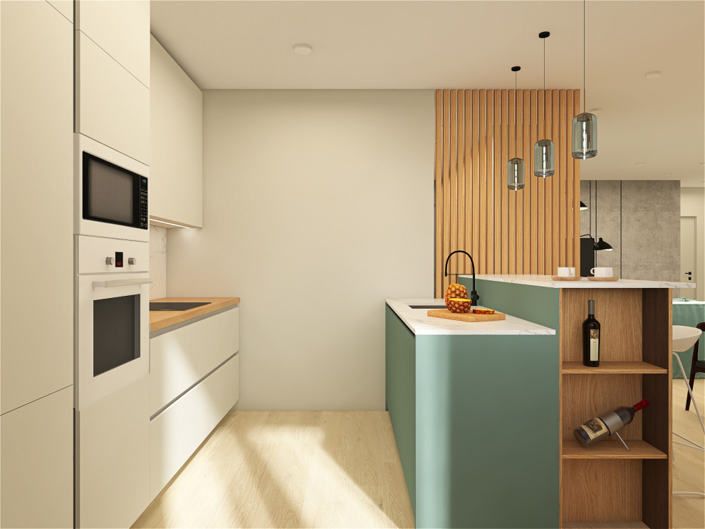 Минималистичная квартира 91м2 в Москве для семьи с двумя детьми