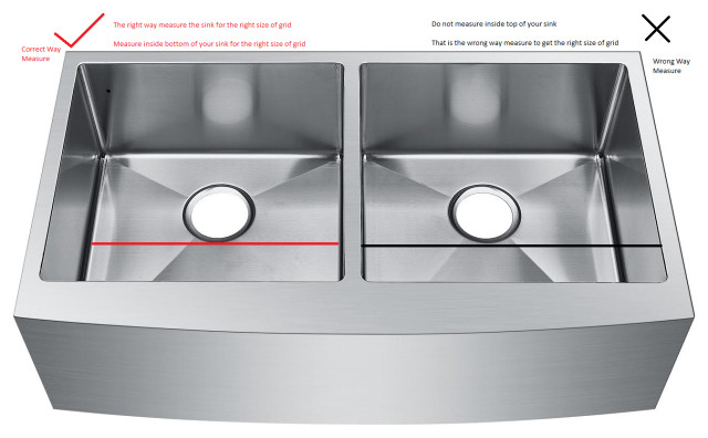 Starstar 60/40 Double Bowl Kitchen Sink Bottom Two Grids, Racks, Protector Matte Color 304 Stainless Steel (Gold, 16" X 13",14.5" X 11.26"), Double Bowl - Canada