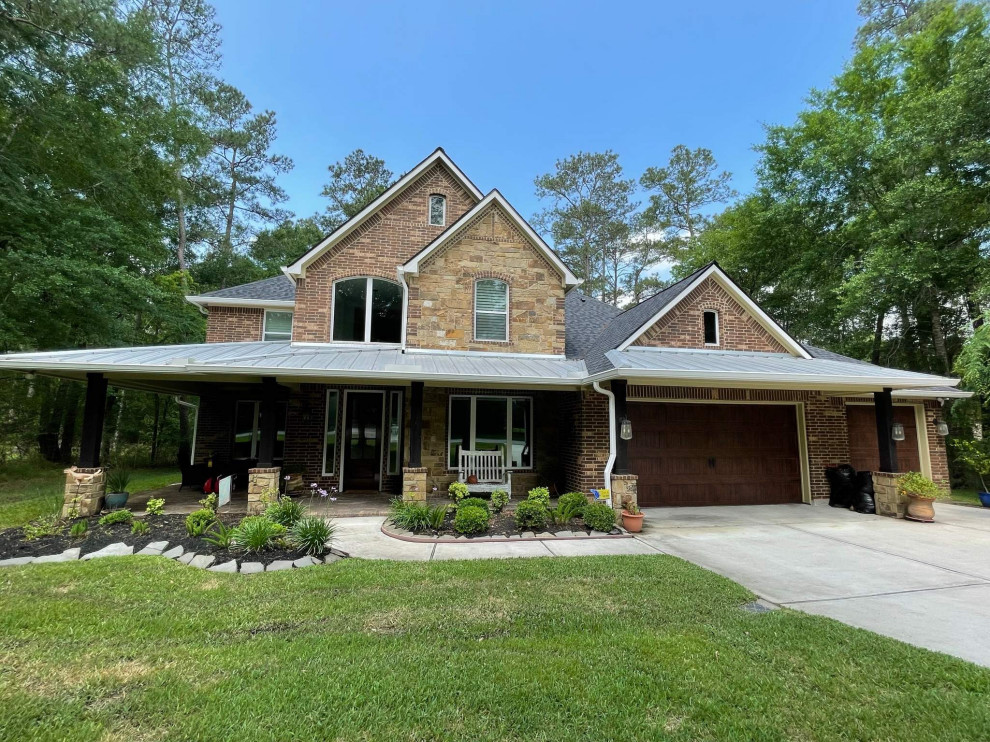 Custom Exterior Renovation with Roofing & Metal Details
