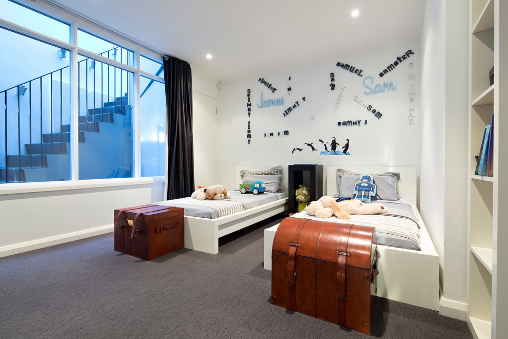 This is an example of a contemporary kids' room in Sydney.