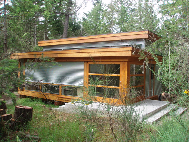 Oak Bluffs Studio industrielt-hus-og-facade