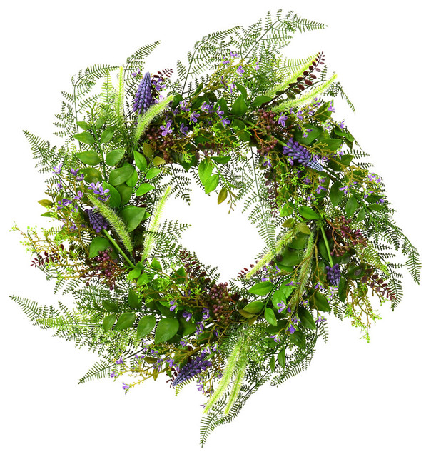 Vickerman 24" Green Maytime Wreath