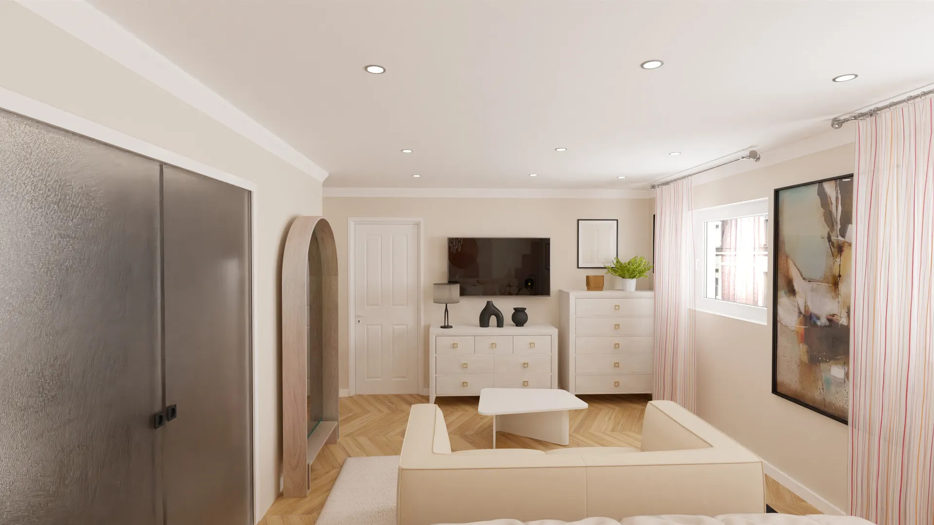 Rénovation complète, réunification de plusieurs appartements d'un petit immeuble