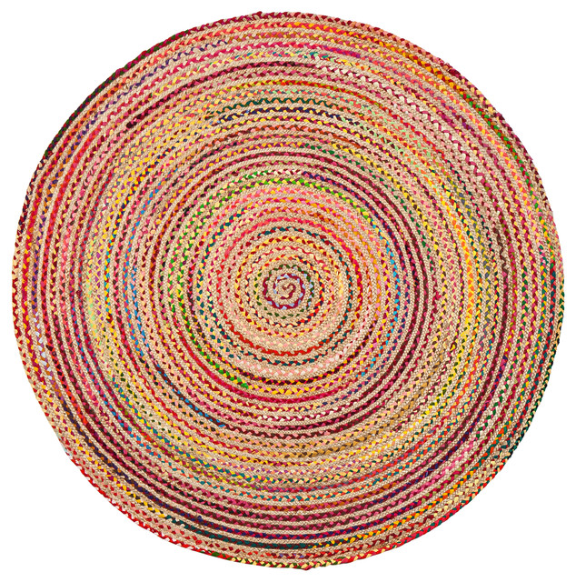 Merida Round Rug Contemporary Area Rugs by RolledRugs