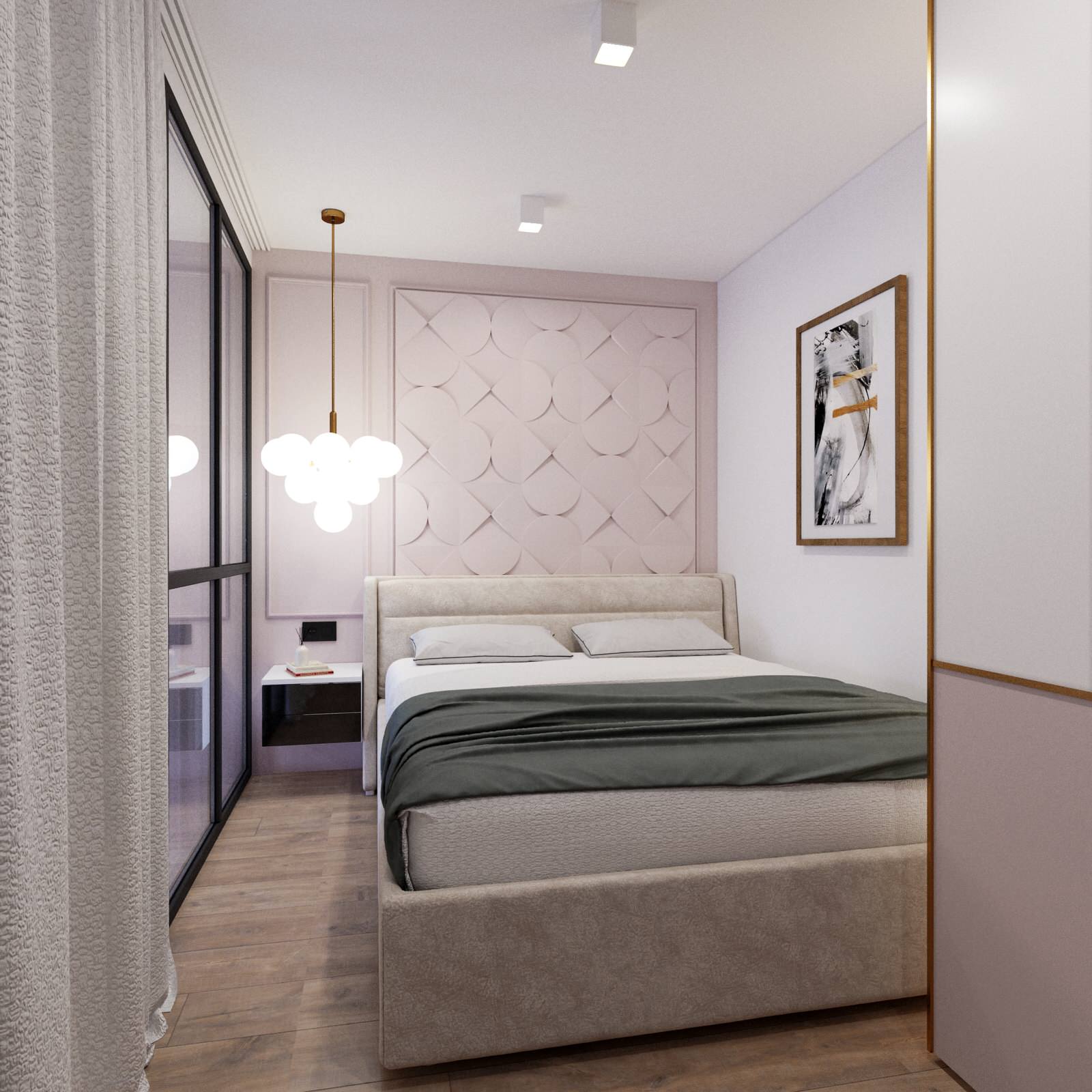 Дизайн квартиры с мезонином в п. Пригородный