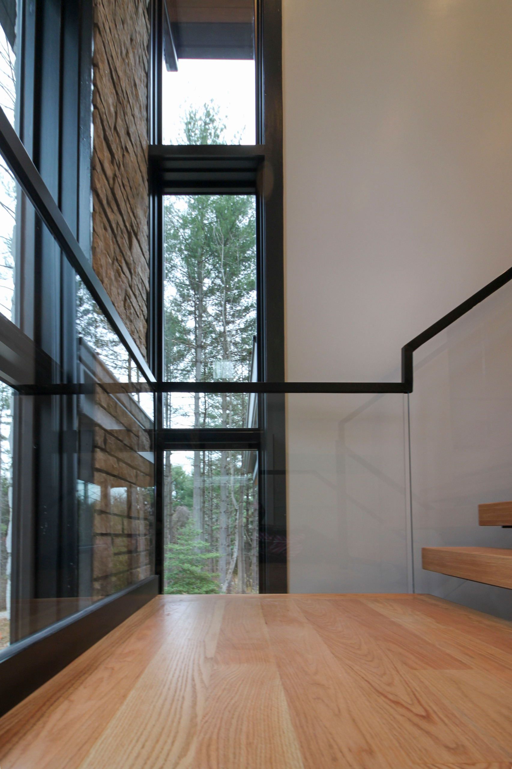 98_Sun Filled Modern Staircase Surrounded by Private Forest, Clifton VA 20124