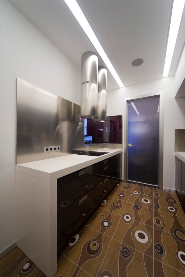 Жилая квартира. г. Киев. "Игра контрастов"