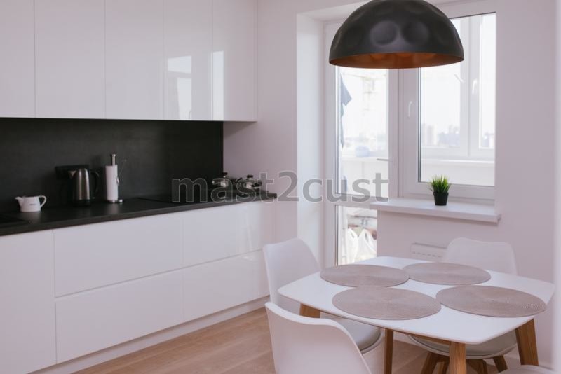 Белая кухня на заказ от Mast2Cust