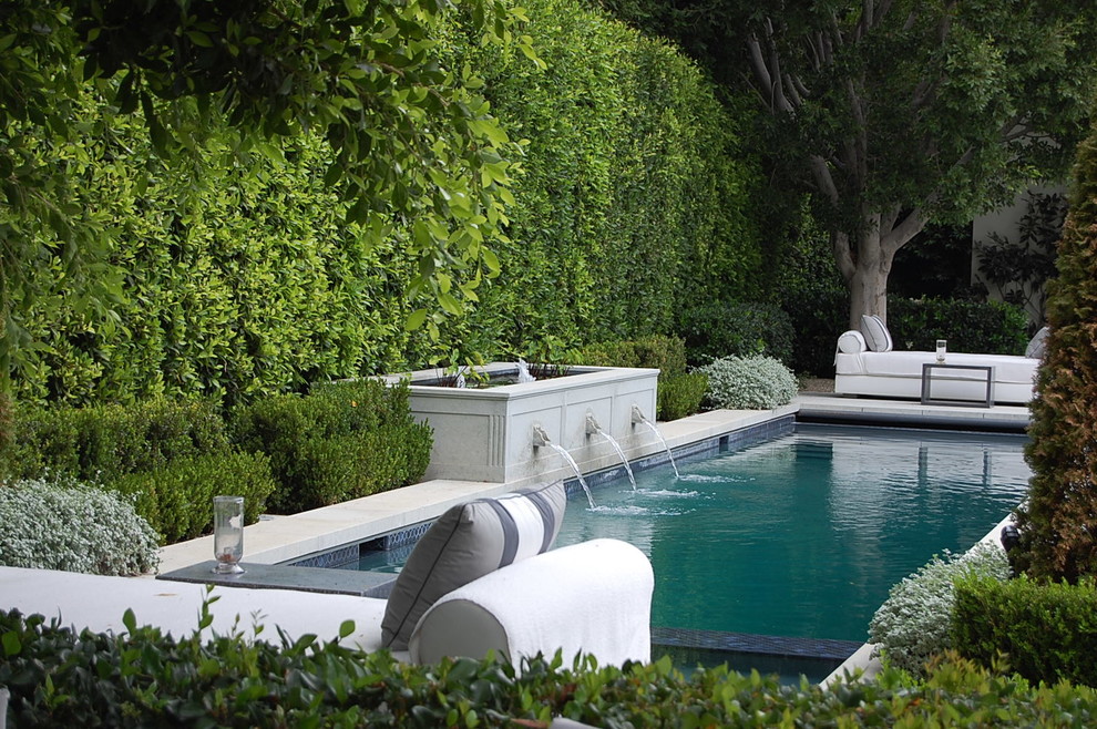 Photo of a traditional pool in Los Angeles.