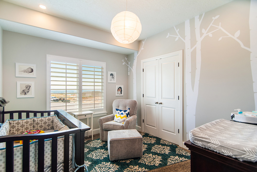 Photo of a transitional nursery in Salt Lake City.