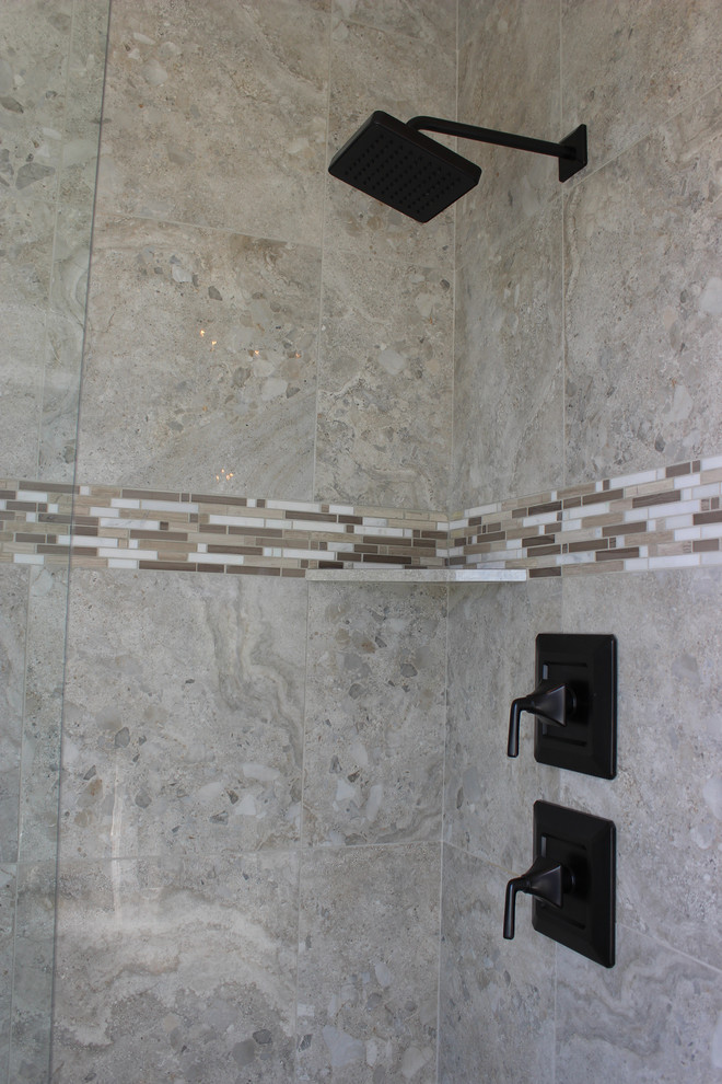 This is an example of a transitional bathroom in Boise.