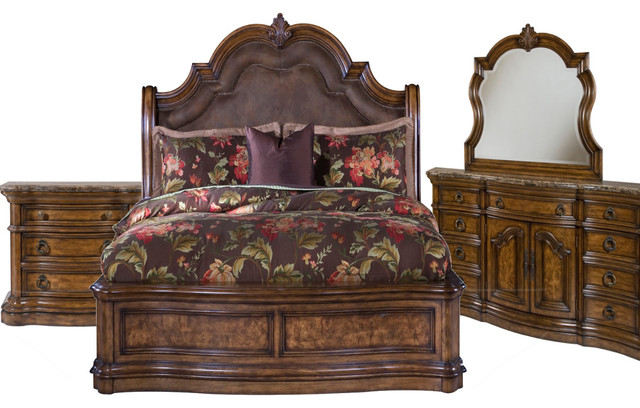 Pulaski Furniture San Mateo Sleigh Bedroom Set Queen
