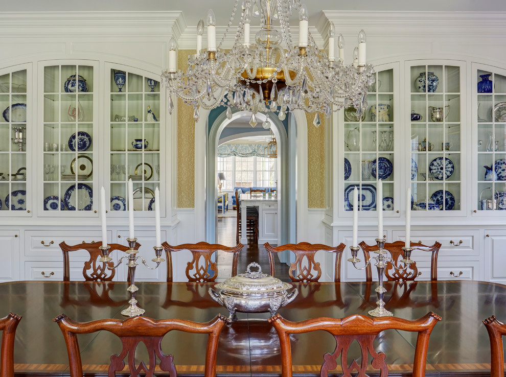 Dining Room Setting Highlighting China Cabinet