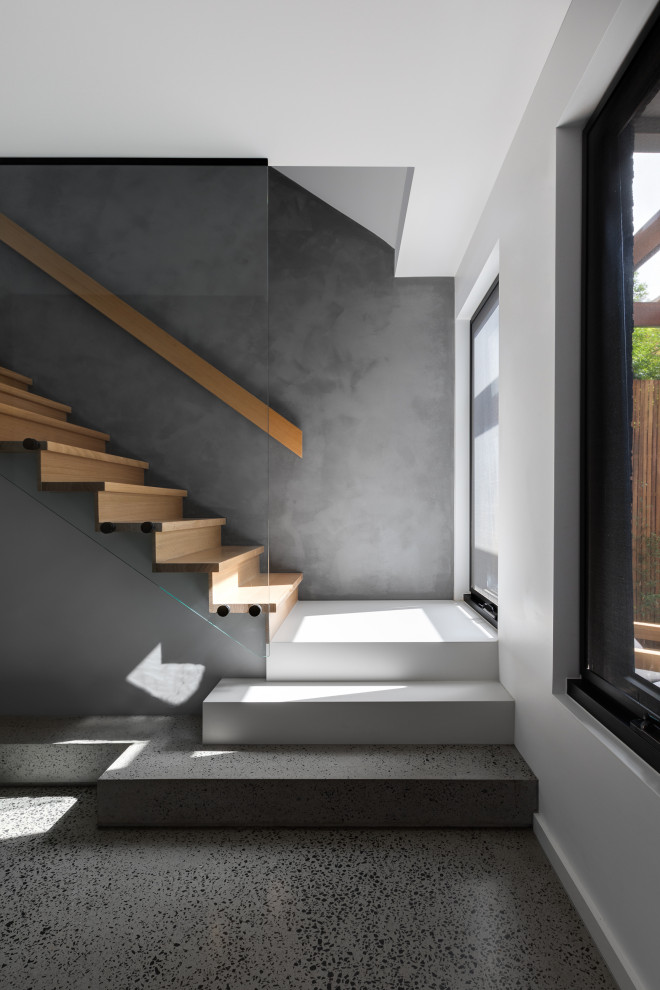 Contemporary staircase in Melbourne.