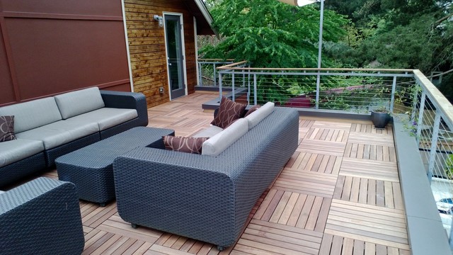 Rooftop Deck contemporary-terrace