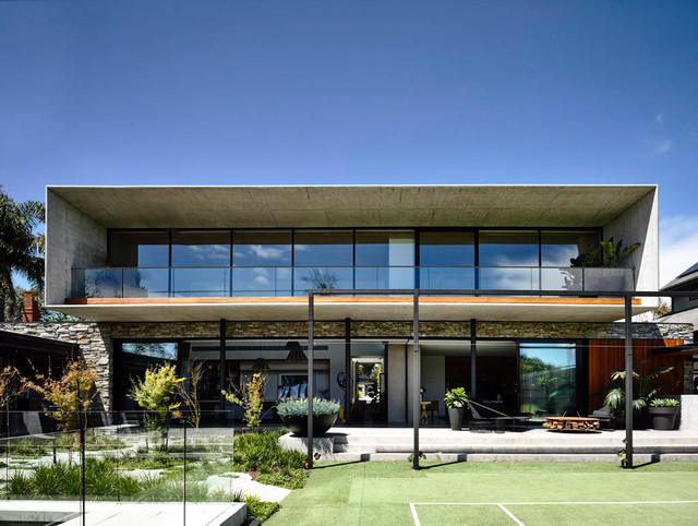 Concrete House modern-exterior