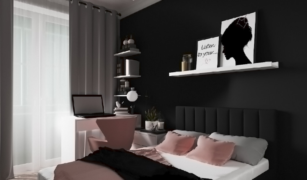 Нежная спальня для девушки