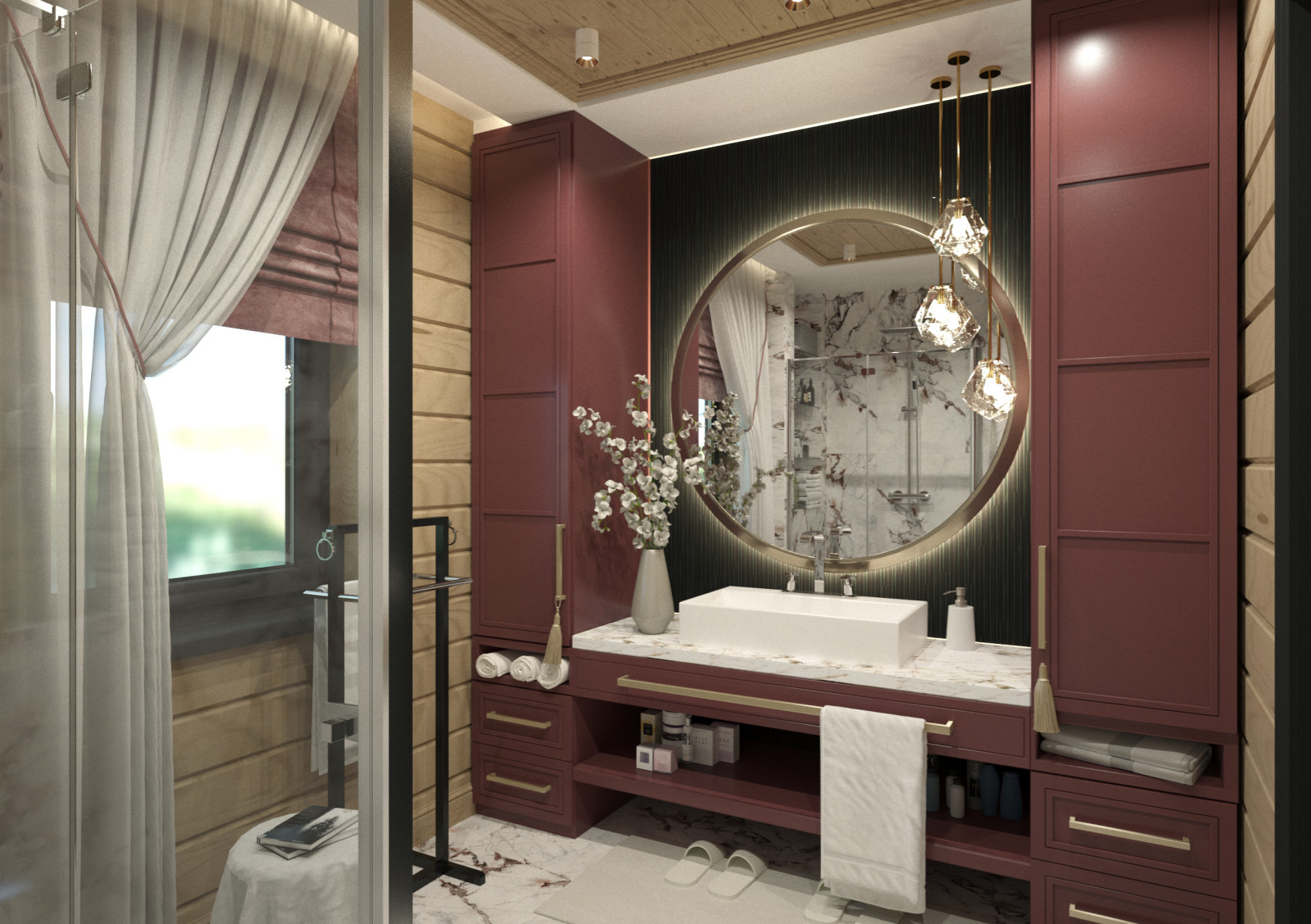 МО д. Супонево ванные комнаты