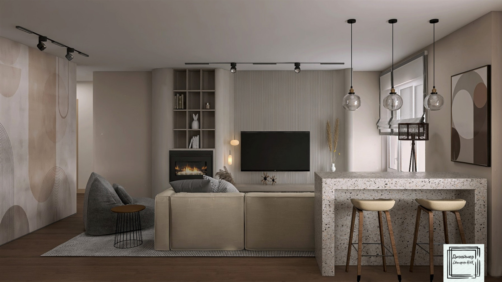 Кухня-гостиная