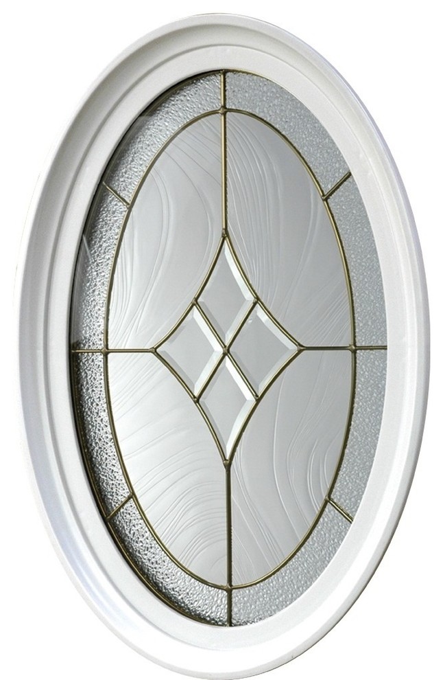 Oval Geometric Window Traditional Windows by TAFCO Windows Houzz