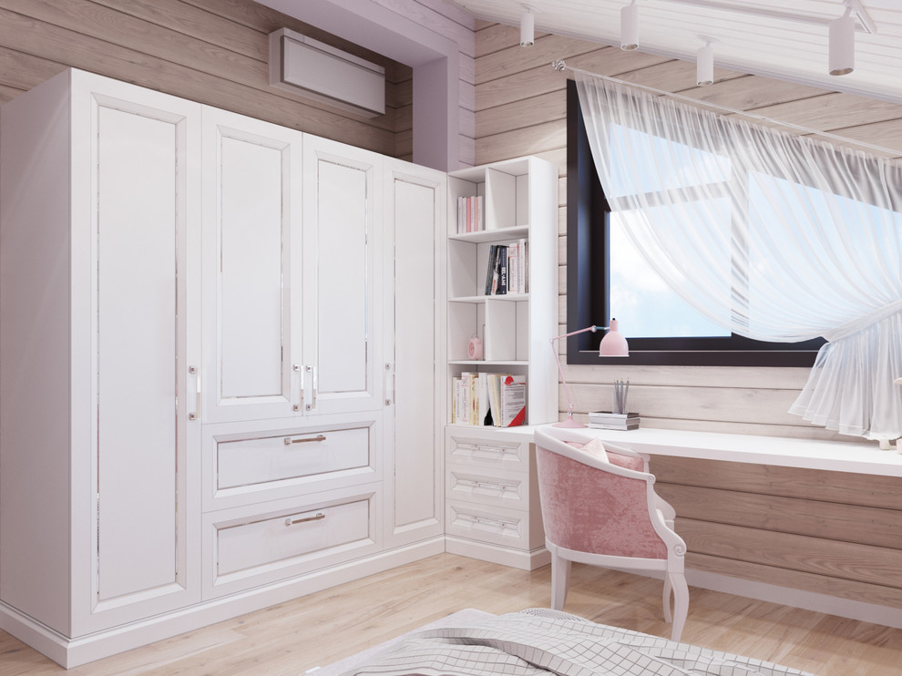 Интерьер жилого дома из клееного бруса  г. Владивосток