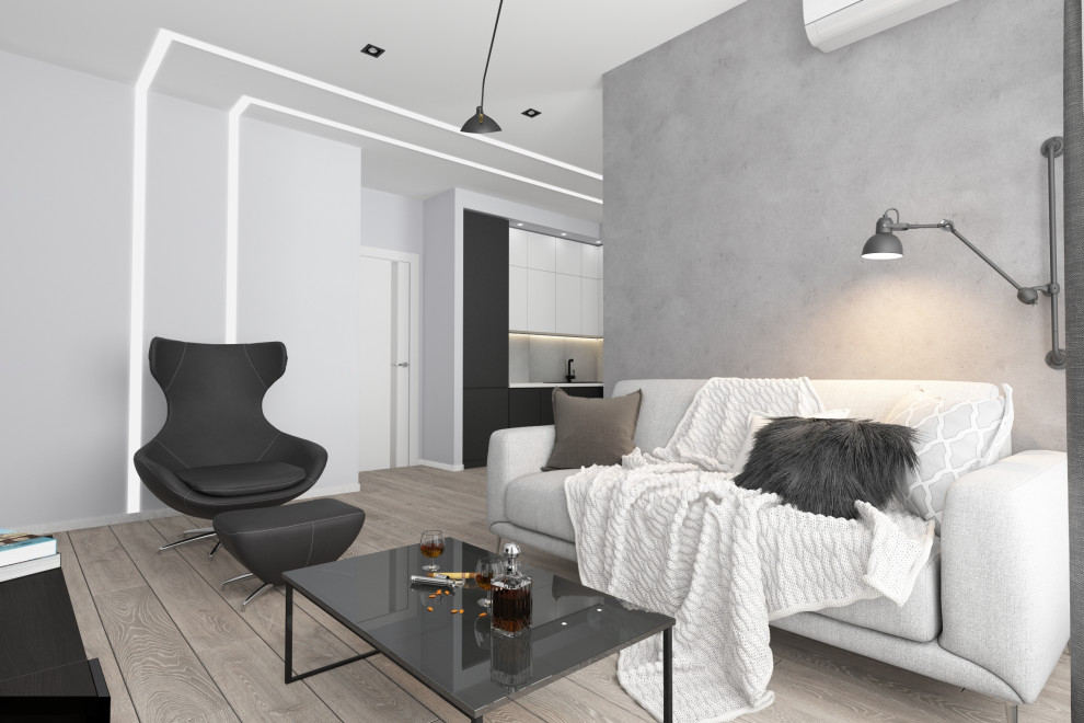 Дизайн гостинной в ЖК "Флотилия", г.Краснода