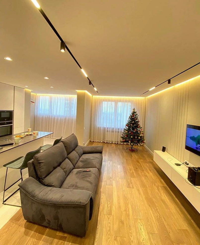 Ремонт 3х комнатной квартиры под ключ по дизайн-проекту