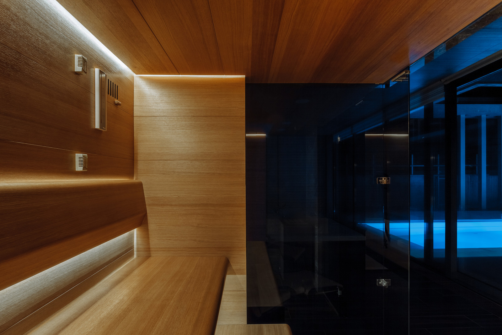 Сауна в частном доме.