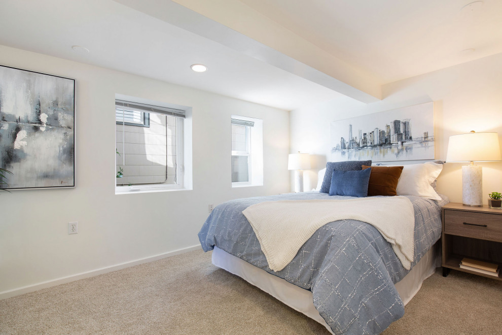 Inspiration for an eclectic bedroom remodel in Seattle