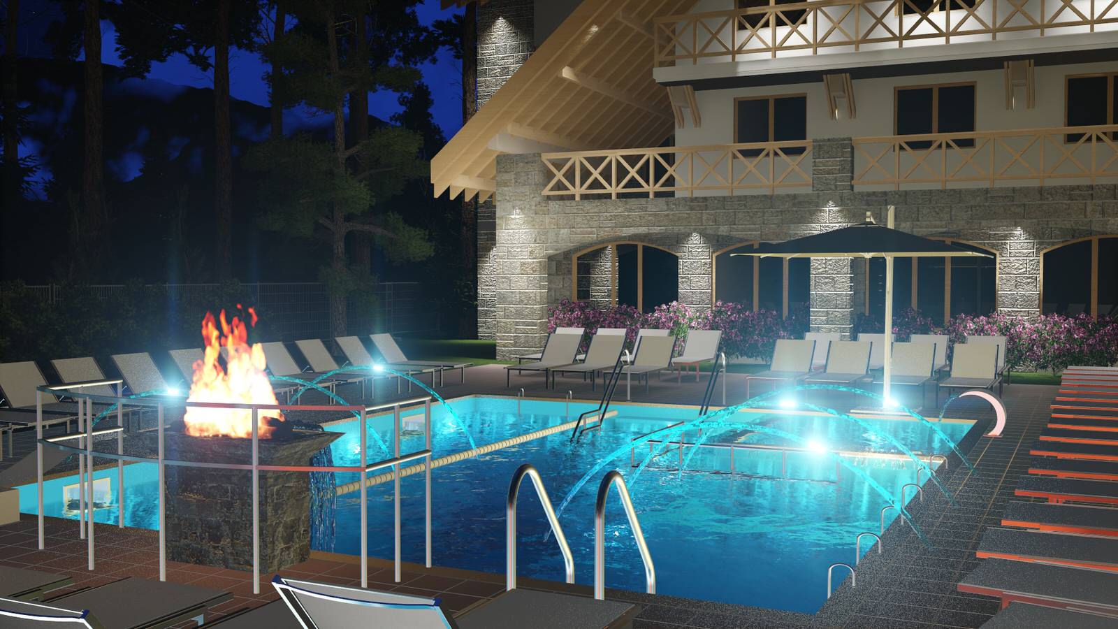 Тау Спа центр Алматы, общественный бассейн